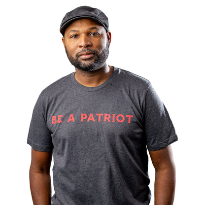 The Motto tee, Heather Grey